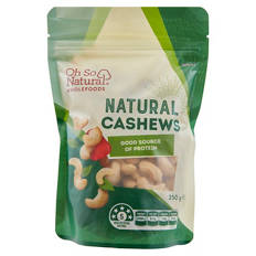 Natural Cashews 250g